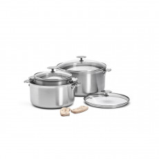 de Buyer Alchimy-Loqy Cookware Set 3-piece - Stainless Steel Multilayer Material