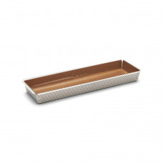 de Buyer Air-System Cake Pan 35x10.5 cm with Baking Separation Film - Perforated Stainless Steel