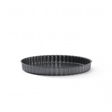 de Buyer tart pan 24 cm with removable bottom - steel with non-stick coating