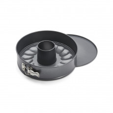 de Buyer 3-piece springform pan 26 cm with savarin insert - steel with non-stick coating