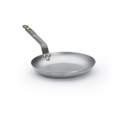 de Buyer Mineral B Omelette pan 24 cm - iron with beeswax coating - band steel handle