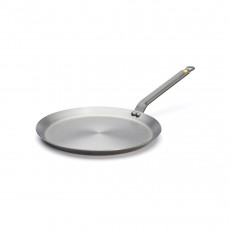 de Buyer Mineral B Crepe Pan 30 cm - Iron with Beeswax Coating - Band Steel Handle