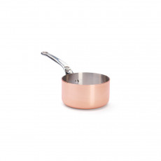 de Buyer Prima Matera Saucepan 14 cm / 1.2 L - Copper suitable for induction with stainless steel cast handle