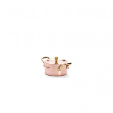 de Buyer Inocuivre Roasting Pot 10 cm - Copper with Brass Handles