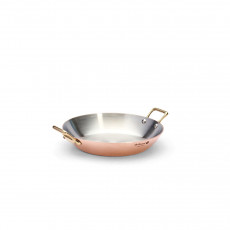 de Buyer Inocuivre Serving Pan 24 cm - Copper with Brass Handles