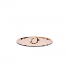 de Buyer copper lid 28 cm with brass handle