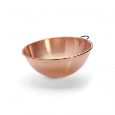 de Buyer Whisking Bowl 32 cm - Copper with Cast Iron Handle