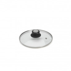 de Buyer glass lid 20 cm with plastic knob