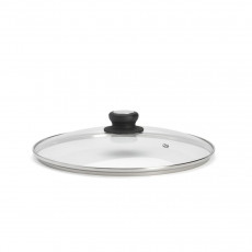 de Buyer glass lid 28 cm with plastic knob