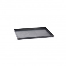 de Buyer baking sheet 40x30 cm with straight edges - black steel