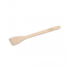 de Buyer B Bois Spatula 35 cm with angled edge - beech wood with beeswax finish