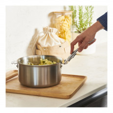 de Buyer Alchimy-Loqy Roasting Pot / Casserole 16 cm / 1.5 L - Stainless Steel Multilayer Material