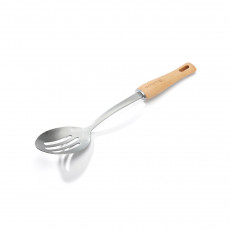 de Buyer B Bois slotted ladle - stainless steel with wooden handle
