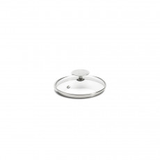 de Buyer glass lid 14 cm with stainless steel knob