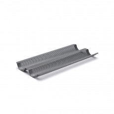 de Buyer Baguette Pan double / perforated - steel with non-stick coating