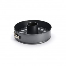 de Buyer 3-piece springform pan 26 cm with savarin insert - steel with non-stick coating