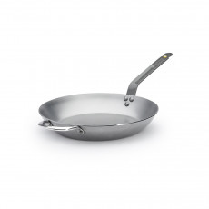 de Buyer Mineral B Pan 32 cm - Iron with Beeswax Coating - Strip Steel Handle