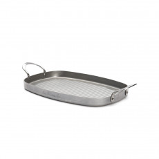 de Buyer Mineral B Grill Pan 38x26 cm - Iron with Beeswax Coating
