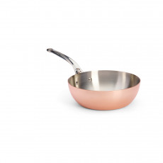 de Buyer Prima Matera Sauteuse conical 24 cm / 3.1 L - Copper suitable for induction with stainless steel cast handle