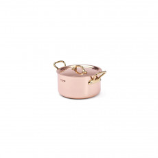 de Buyer Inocuivre Braising Pot 16 cm / 1.6 L - Copper with Brass Handles