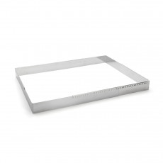 de Buyer baking frame rectangular 43x29 cm / adjustable up to 84 cm - stainless steel