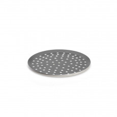 de Buyer baking sheet 28 cm round / perforated with non-stick coating - aluminum