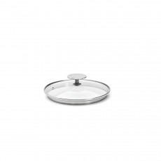 de Buyer Alchimy glass lid 16 cm - stainless steel knob