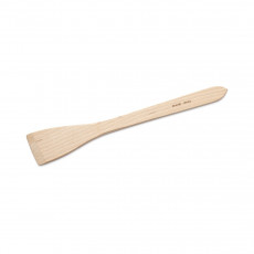 de Buyer B Bois Spatula 30 cm with angled edge - beech wood with beeswax finish