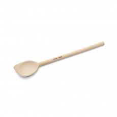 de Buyer B Bois cooking spoon with edge - beech wood with beeswax finish