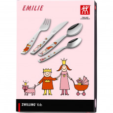 Zwilling Princess Emilie children's cutlery set, 4-piece - stainless steel