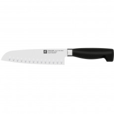 Zwilling ****VIER STERNE Santoku with Grantons 18 cm