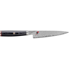 Miyabi 5000 FCD Shotoh 13 cm - Griff aus Pakkaholz in traditioneller D-Form - FC61 - Schwarz