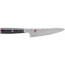 Miyabi 5000 FCD Shotoh 14 cm - Griff aus Pakkaholz in traditioneller D-Form - FC61 - Schwarz