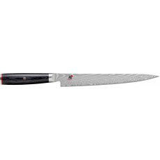Miyabi 5000 FCD Sujihiki 24 cm - Griff aus Pakkaholz in traditioneller D-Form - FC61 - Schwarz