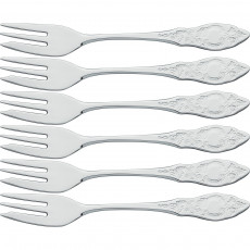 Zwilling East Frisian Cake Fork Set 6-piece - Stainless Steel