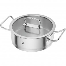 Zwilling Pro cookware serving pan 24 cm 3 L - stainless steel