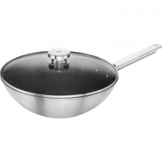 Zwilling Joy Plus Wok 30 cm - Stainless Steel