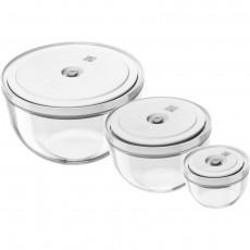 Zwilling Fresh & Save Bowls Vacuum Bowl Set S/M/L - Glass