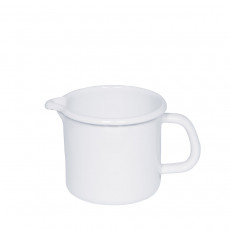 Riess Classic White Pouring Pot 10 cm / 0.75 L - Enamel