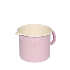 Riess Classic Colorful Pastel Enamel Saucepan 12 cm / 1.0 L Pink