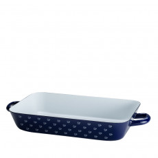 Riess Country Dirndl Frying Pan 33 x 20 cm - Enamel