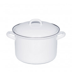 Riess Classic White Meat Pot 20 cm / 3.5 L - Enamel