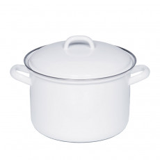 Riess Classic White Meat Pot 22 cm / 4.5 L - Enamel