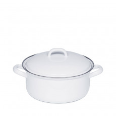 Riess Classic White Casserole 18 cm / 1.5 L - Enamel