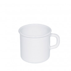 Riess Classic White Pot with Flange 9 cm / 0.5 L - Enamel