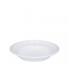 Riess Classic White Deep Plate 22 cm - Enamel