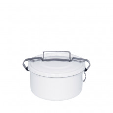 Riess Classic White Round Sealing Canister 0.75 L - Enamel