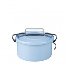 Riess Classic Pastel Sealing Can 14 cm / 0.75 L blue - Enamel