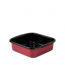 Riess Classic Color Red Roasting Pan 22 x 22 cm - Enamel