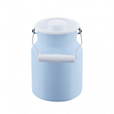Riess Classic Colorful Pastel Milk Can 1.5 L Blue - Enamel with Lid